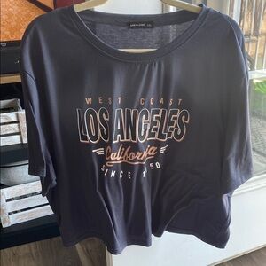 Black Los Angeles Graphic T-Shirt